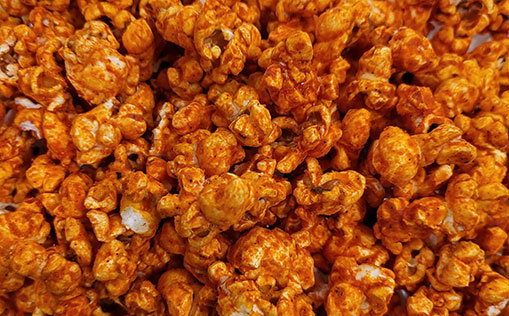 spicy cheddar popcorn